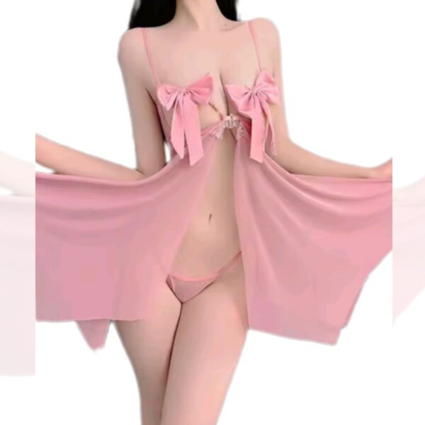 Camisola Sexy con Tanga de Encaje Elegante y Sensual