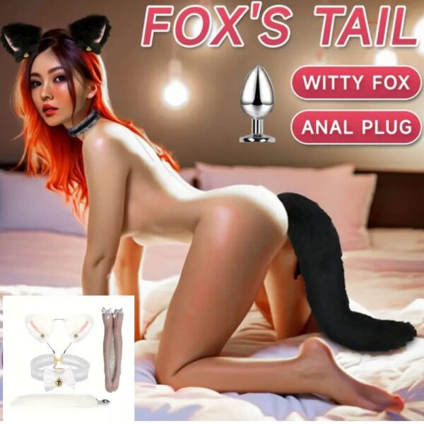 Set Sexy Juguete Estilo Zorro Blanco