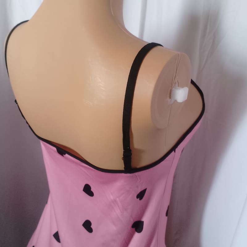 Camisón de Dormir Suave Rosa Estampado - Imagen 6