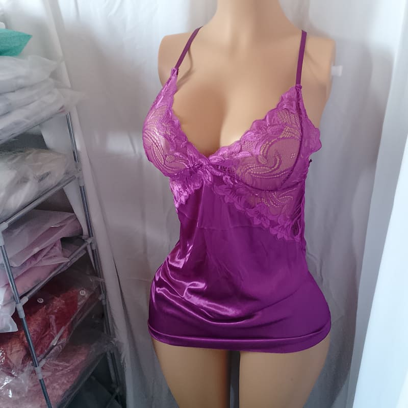 Camisón Sex Mas Tanga Hilo Satinado - Imagen 3