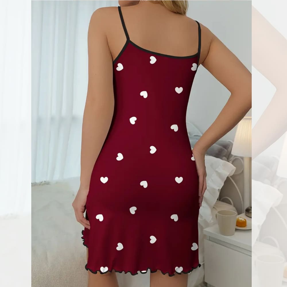 Camisón de Dormir Suave Estampado - Imagen 2