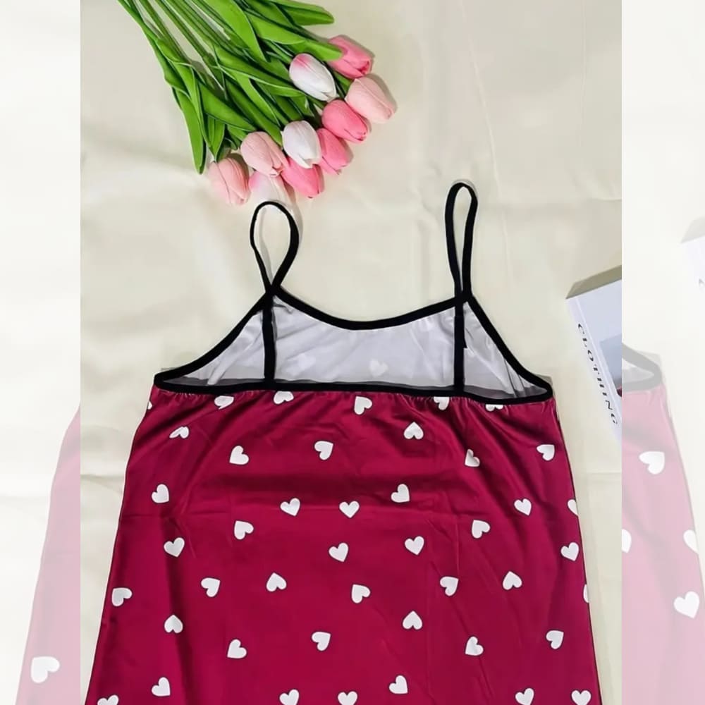 Camisón de Dormir Suave Estampado - Imagen 3