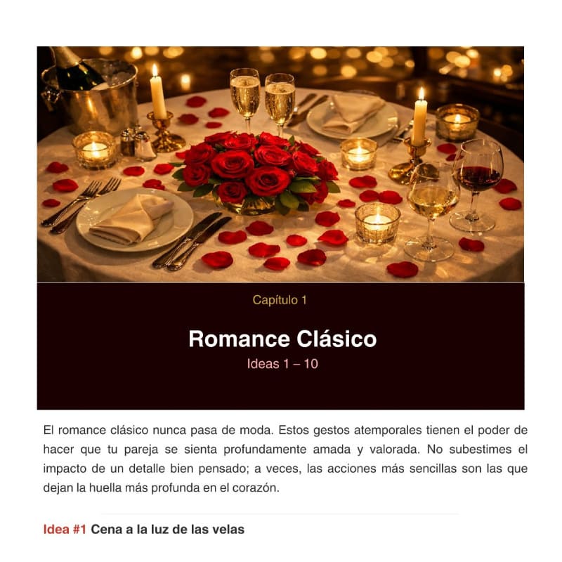 50 IDEAS PARA SORPRENDER A TU PAREJA - Imagen 3